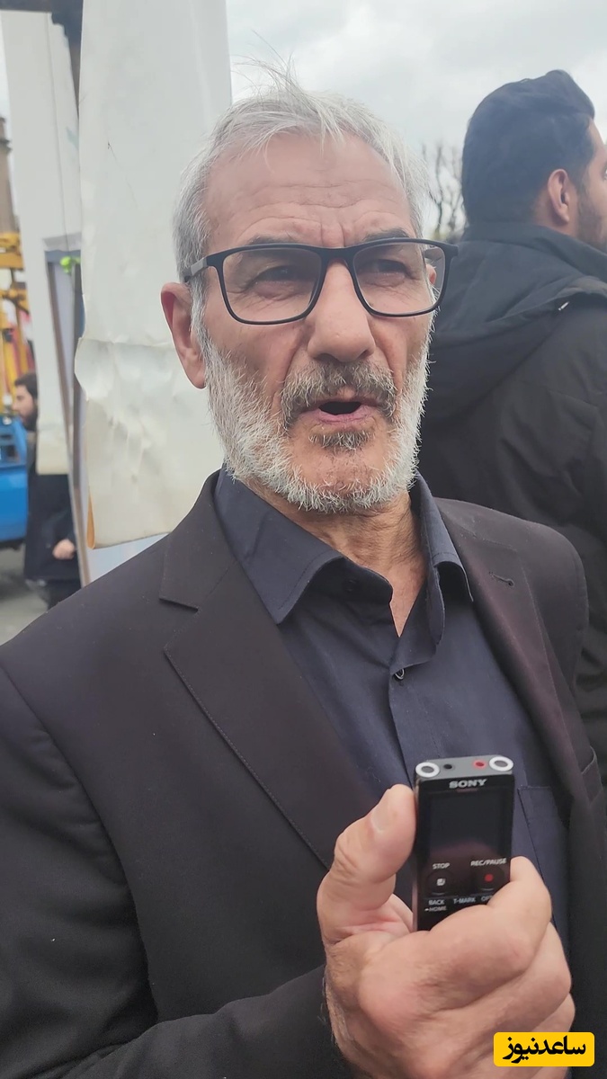 سخنان غیورانه این بزرگ مرد تبریزی در روز چهلم شهادت رهبر انقلاب را ببینید: پیامم به رهبر شهید این است که...+‌ویدیو