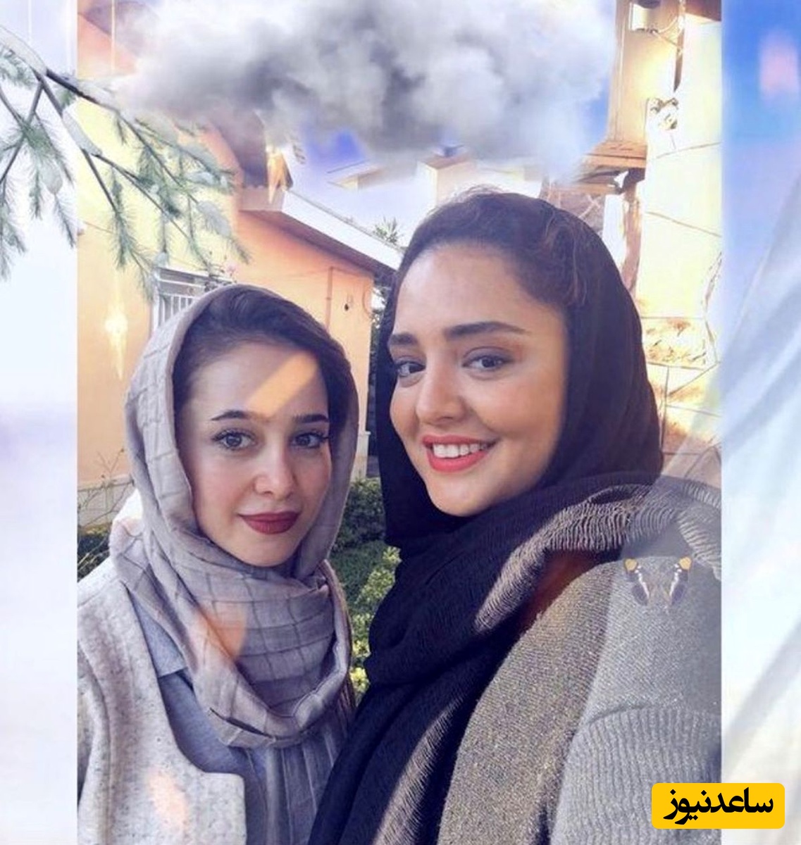 عکس خاص از آبمیوه خوردن نرگس محمدی و الناز حبیبی در یک لیوان سوژه شد/ آخه صمیمیت تا این حد؟!+ عکس