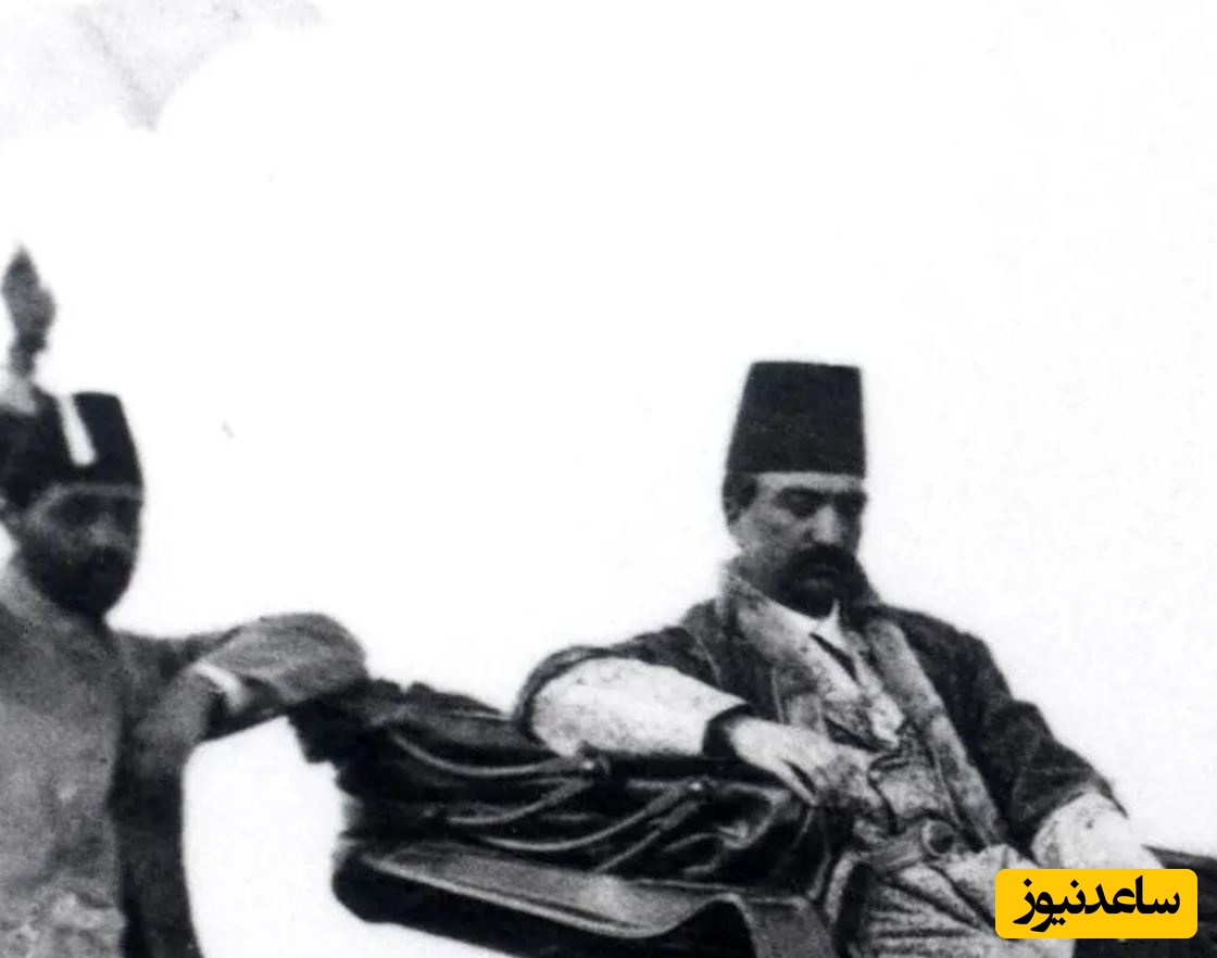 سفر زمان؛ استراحت «ناصرالدین شاه» روی یک صخره در کوه‌های اطراف پلور