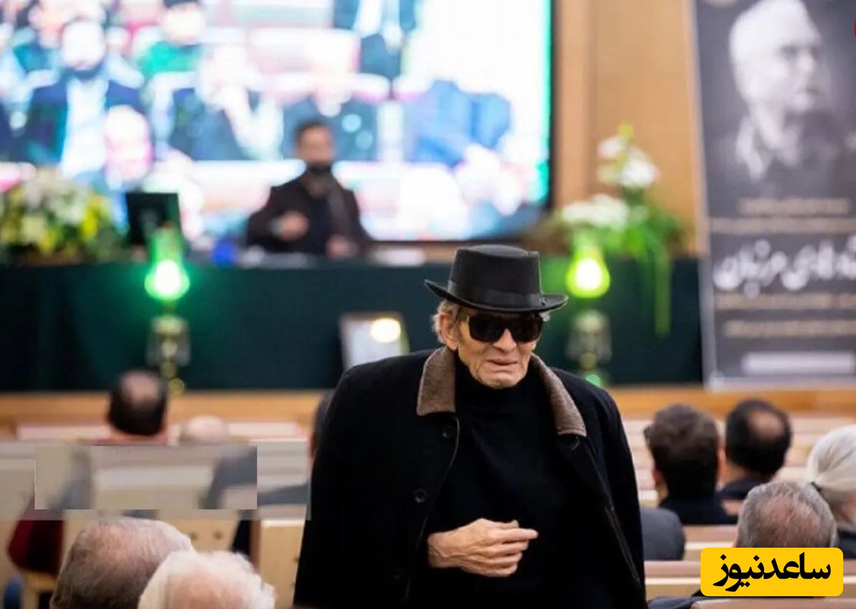 چهره غمزده و حال آشفته مازیار لرستانی در مجلس ختم بازیگر پیشکسوت ایرانی/ روحش شاد و یادش گرامی+عکس