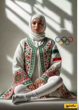 هوش مصنوعی لباس کاروان المپیک را طراحی کرد +فیلم/ استفاده از نقوش اصیل ایرانی واقعا شاهکاره