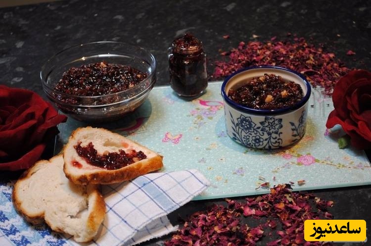 طرز تهیه مربای گل قند خوشمزه و سه سوته که صبحونه ت رو متفاوت میکنه