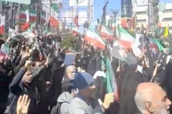 آخرین بیعت با قائد امت در میدان جمهوری/خیابان‌هایی که از جمعیت لبریز شد+فیلم