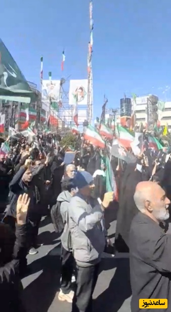 آخرین بیعت با قائد امت در میدان جمهوری/خیابان‌هایی که از جمعیت لبریز شد+فیلم