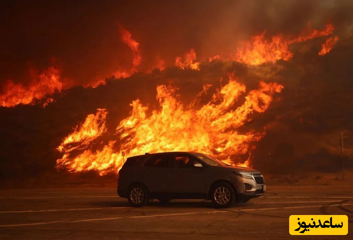 لحظه وحشتناک آتش‌سوزی عظیم در موکب مرز مهران و  مرگ یک زن + ویدئو