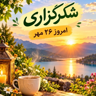 شکرگزاری صبحگاهی فردا یکشنبه 26 مهر 1405/ اگر کسی را از ته دل دوست داری، این ویدئو را جای «صبح بخیر» برایش بفرست 🌻