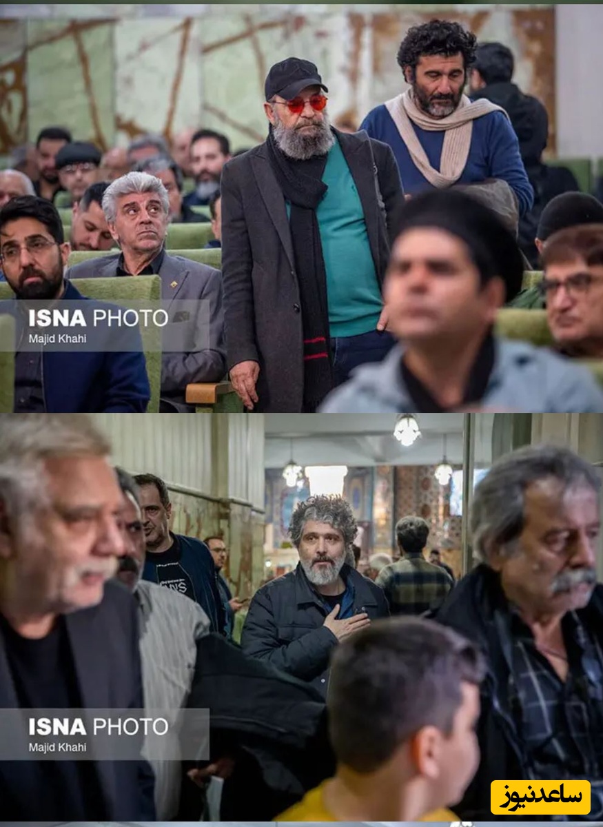 هنرمندان در مراسم ختم عنایت بخشی