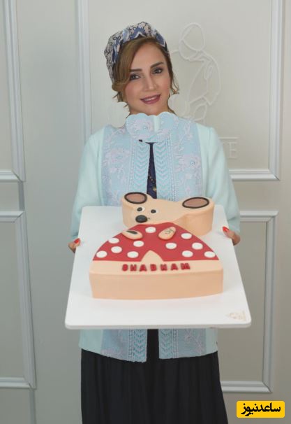 کیک تولد بامزه شبنم قلی‌خانی محصول دسترنج خودش و دخترش شانا خانوم با طرح بامزه موشیِ مدرسه موش‌ها+ویدیو/ آرزوی سریال آنام قناد بودن و ما خبر نداشتیم؟!😍