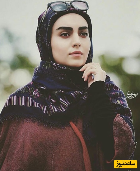 شب گردی جذاب مهشید جوادی با استیل شیک و ایرانی پسند در تهران+عکس