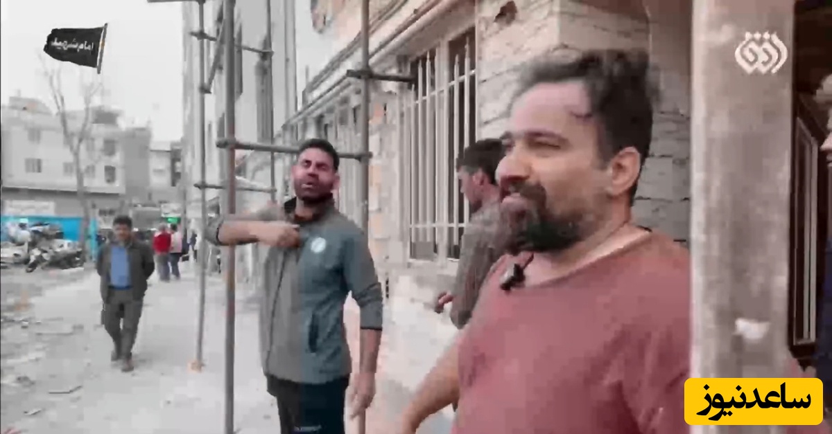 ببینید / مردی که خانه و ماشینش در جنگ نابود شد: فدای یه تار موی کشورم ...