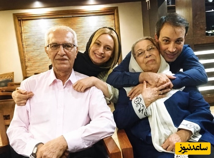 عکس مادر و پدر مریم کاویانی در کنار برادرش