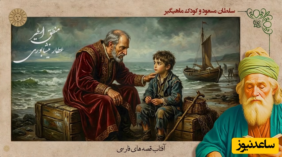 حکایت سلطان مسعود و کودک ماهیگیر / داستان صید 100 ماهی در یک روز؛ وقتی ماهیگیرِ پشت قلاب، پادشاه مملکت بود!