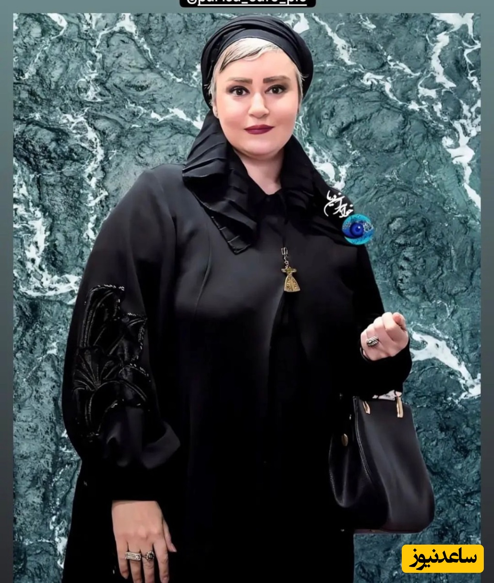 پیراهن باروک شیک و نوستالژی نعیمه نظام دوست/ تصویری ساختگی که با واقیت مو نمیزنه!