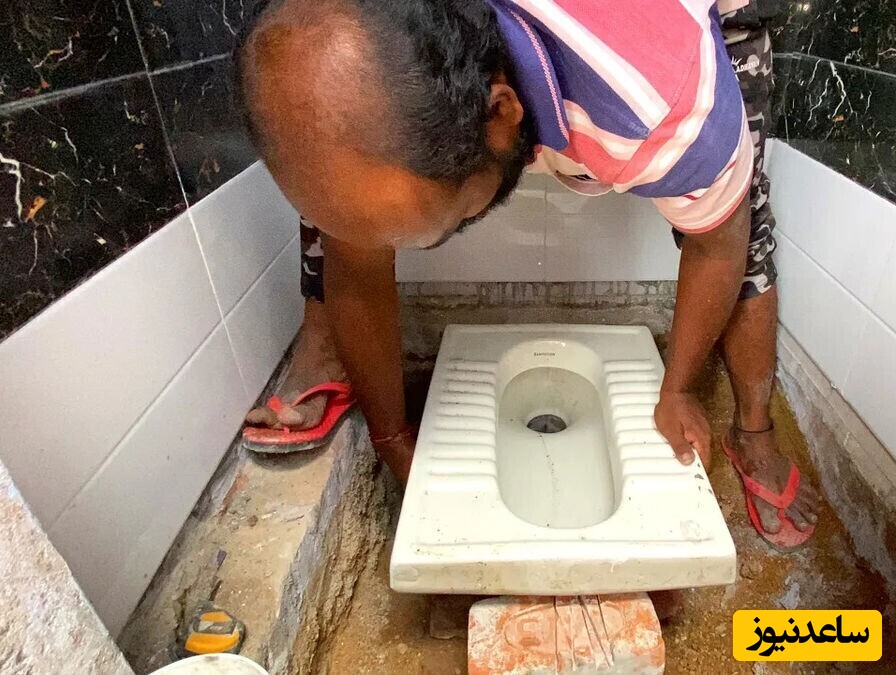 خلاقیت خنده دار پدر ایرانی در استفاده از موس کامپیوتر به عنوان سیفون توالت حماسه آفرید+عکس/ هنر نزد ایرانیان است و بس?