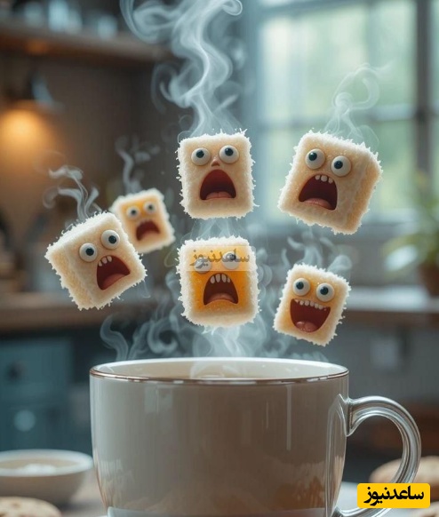 میدونی وقتی قند میخوری چه اتفاقی تو بدنت می‌فته؟/ فقط اونجاش که در های بهشت به روی مغز باز شد!😂 +ویدیو