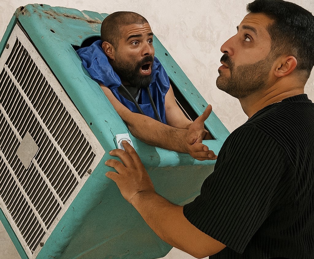 پربازدیدترین ویدئوی دیدنی روز:خلاقیت خنده‌دار "نصاب کولر ایرانی" در نصب کولر به روش نوستالژی مرزهای علم و دانش رو 7،8،10 متری جا به جا کرد😂