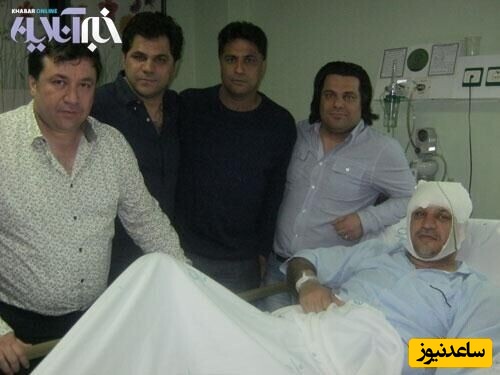 علی دایی در بیمارستان