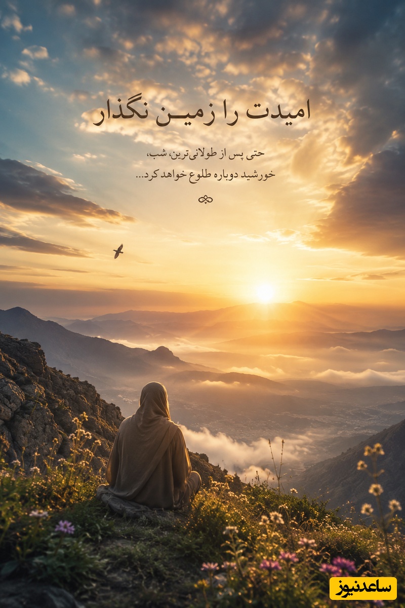 کائنات پیام ویژه ای برات داره/ هرچقدر سختی کشیدی، شاید پایان این مسیر نزدیک‌تر از چیزی باشد که فکر می‌کنی؛ امیدت را زمین نگذار / پیام انگیزشی امروز شنبه 6 تیر 1405 + ویدئو