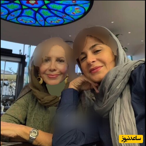  سیما تیرانداز و مادرش