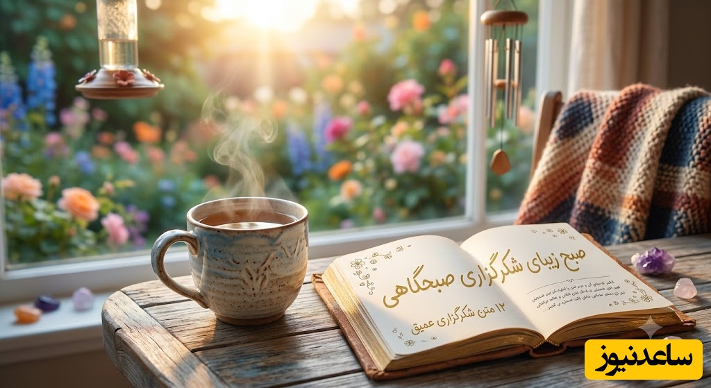 شکرگزاری صبحگاهی/ معبود بی‌همتای من، زیباترین بخش صبح، همین خلوتِ چند دقیقه‌ای با توست. چقدر آرامش‌بخش است که می‌دانم تنها نیستم / شکرگزاری امروز + ویدئو