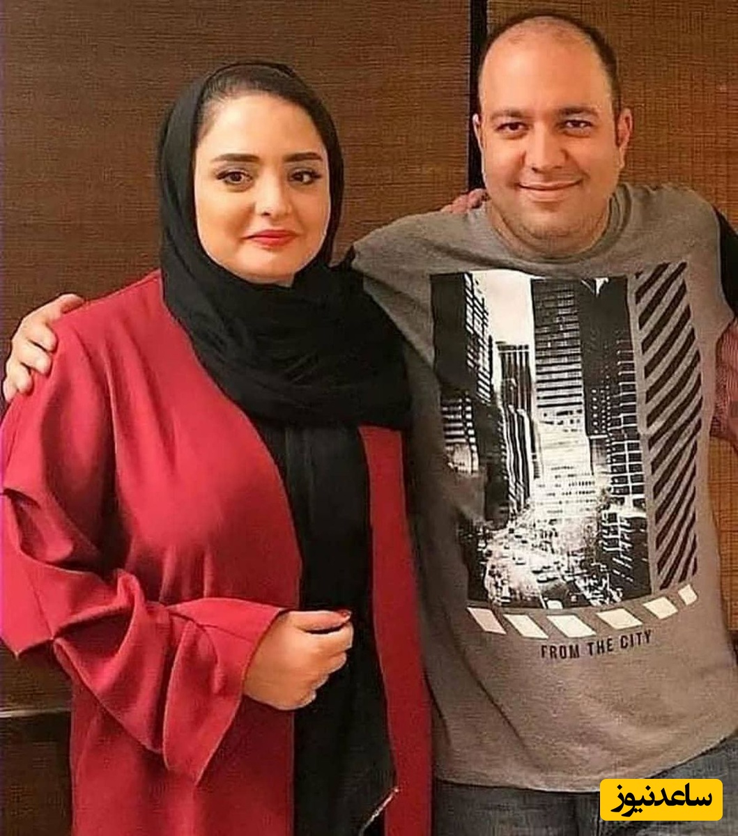 نرگس محمدی در آغوش خواهری که کپی برابر اصل خودشه