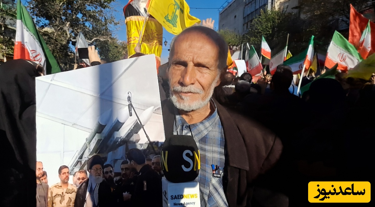 فریاد باصلابت ریش سفیدان باتجربه در اجتماعات مردمی: با جماعت نامرد نمیشه مذاکره کرد+فیلم