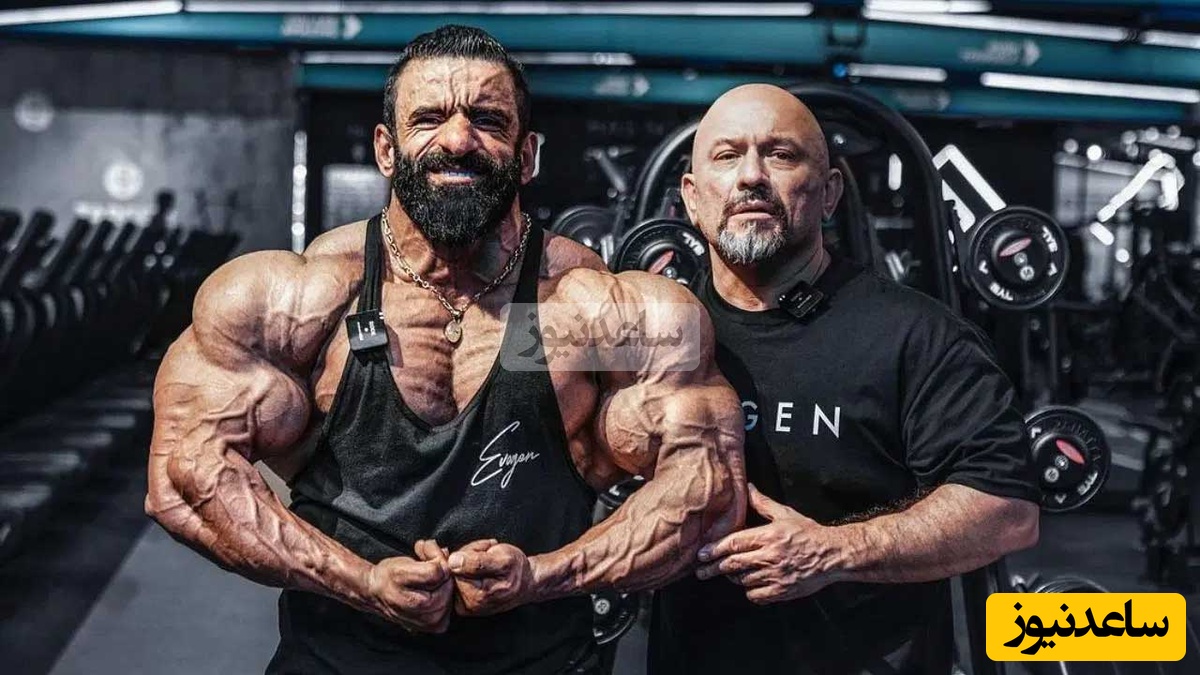 هادی چوپان: کسی که وقتی من در آمریکا هستم برای من هم خواهری میکنه هم مادری همسر هانی رامبده که تو قهرمانی من نقش پررنگی داره و...+فیلم