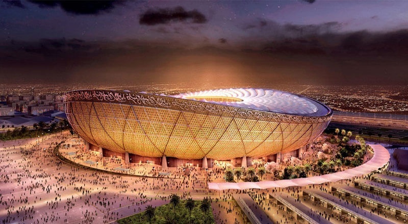 عبور موشک های ایران از بالای ورزشگاه های جام جهانی قطر