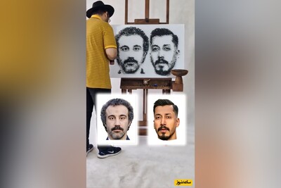 خلاقیت تحسین‌برانگیز و ستودنی هنرمند ایرانی در طراحی عکس محسن تنابنده و بهرام افشاری با هزاران پیچ حماسه آفرید/ به قول شاعر: هنر نزد ایرانیان است و بس👌