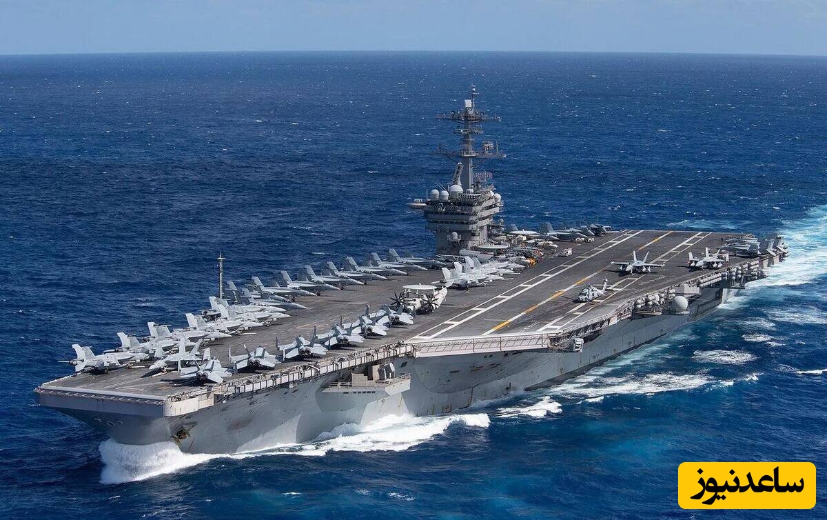 فاصله زمانی ناوگان آمریکا تا ایران لو رفت