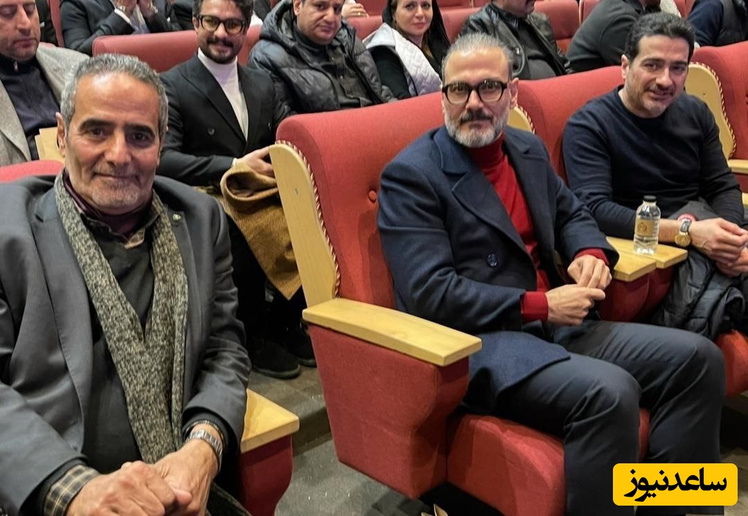 فاضل جمشیدی در کنار علیرضا قربانی و همایون شجریان