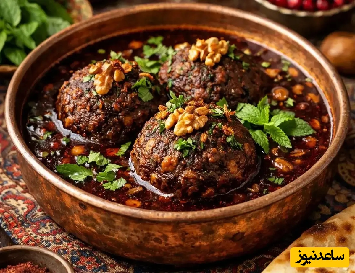 طرز تهیه کوفته سیاه کرمانشاهی به سبک مادربزرگ‌های کردستان