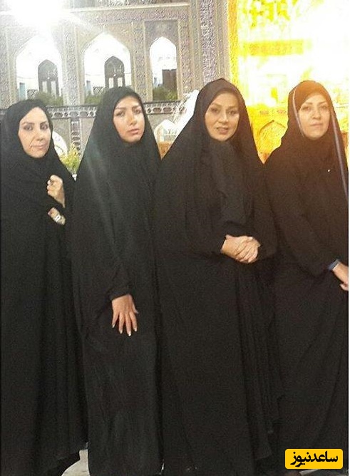 بازیگران در حرم امام رضا