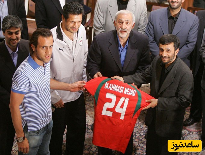 علی کریمی و احمدی نژاد