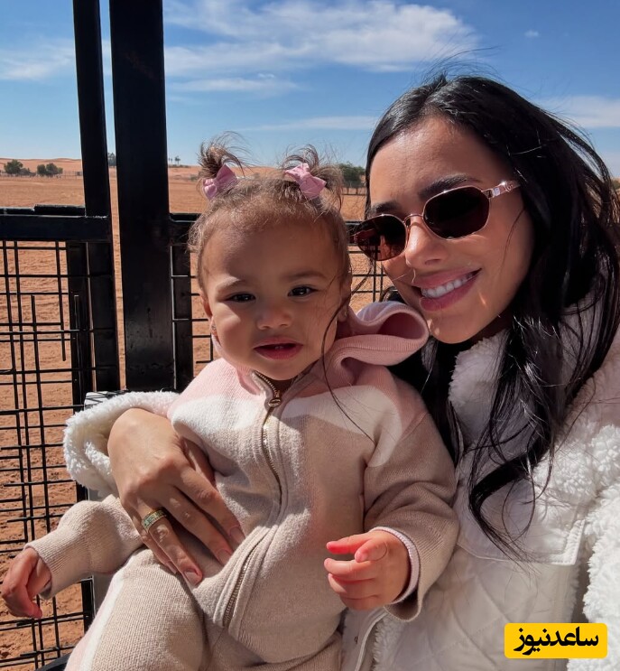 ویدیویی از غذا دادن برونا بیانکاردی و ماوی، همسر و دختر نیمار، به زرافه ها/ مادر و دختر همه جا خوش استایل هستند!