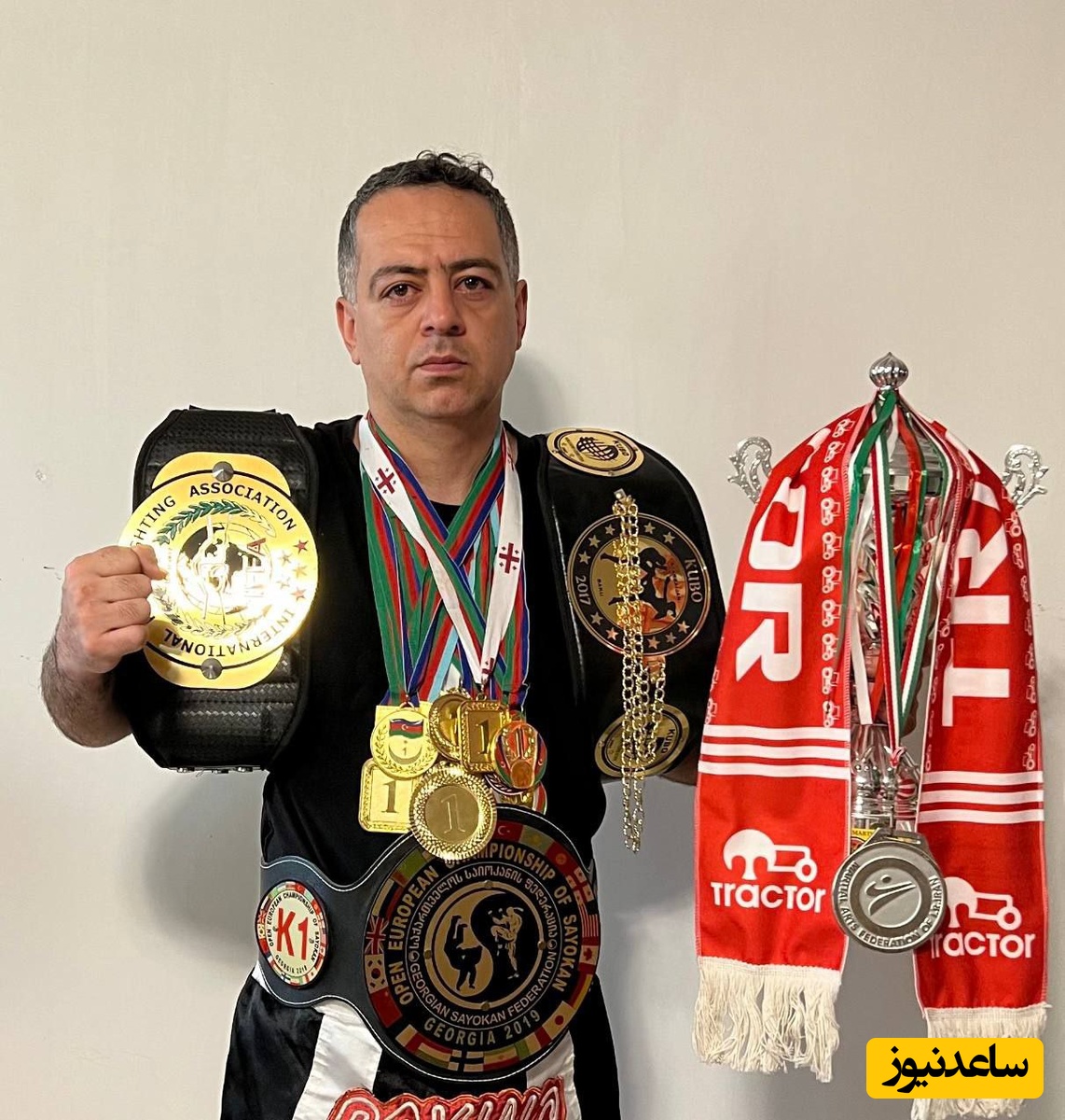 اعزام افشین آریایی نژاد کیک بوکسور نامی آذربایجان به ارمنستان