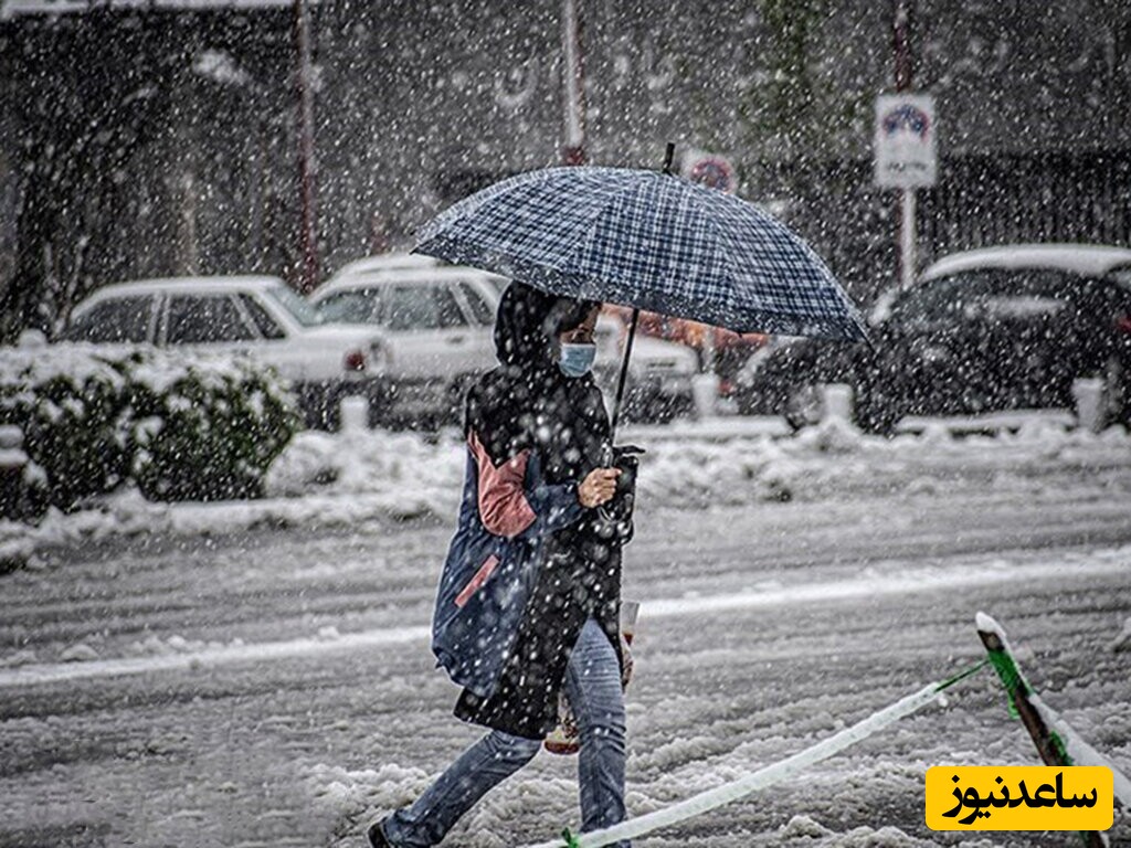 بارش برف در شمال و شمال شرق کشور/ 21 استان درگیر سامانه بارشی