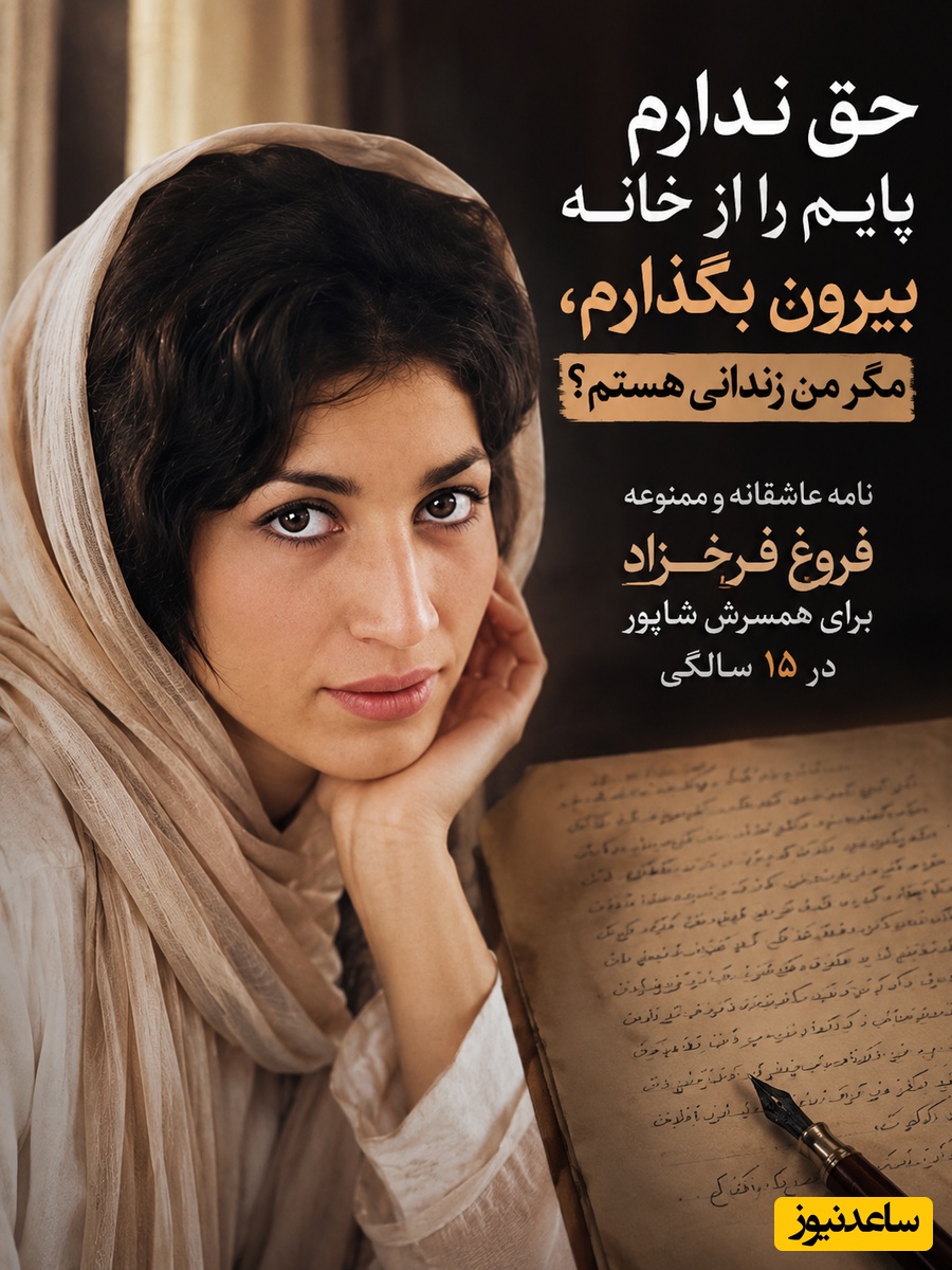 حق ندارم پایم را از خانه بیرون بگذارم، مگر من زندانی هستم؟/ نامه عاشقانه و ممنوعه فروغ فرخزاد برای همسرش شاپور در 15 سالگی