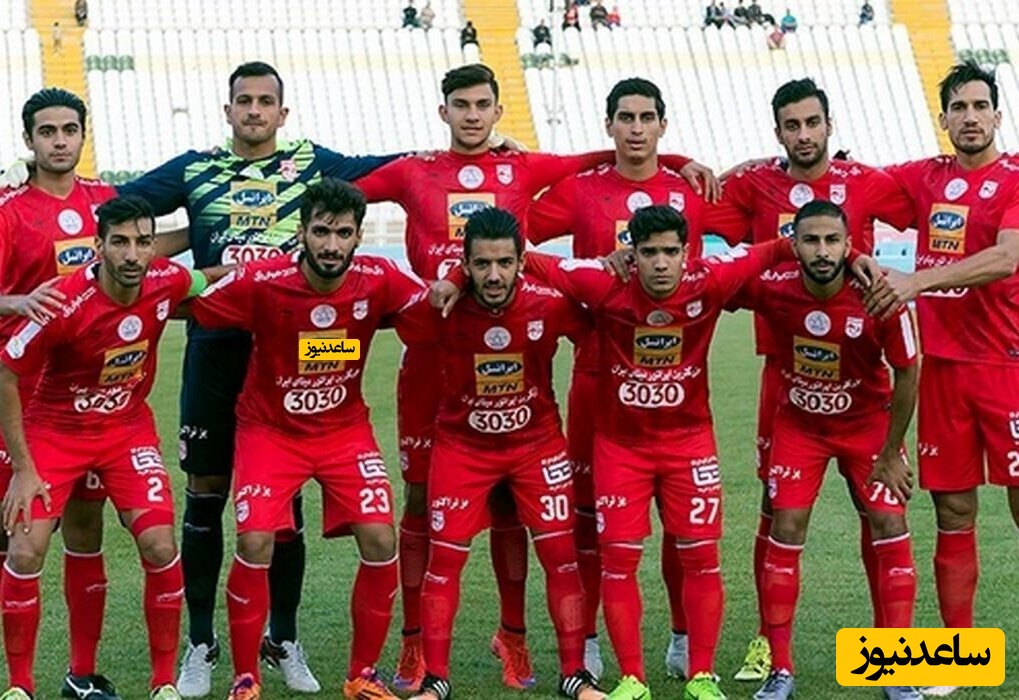 گرم کردن بازیکنان تراکتور پیش از شروع بازی حساس با پرسپولیس