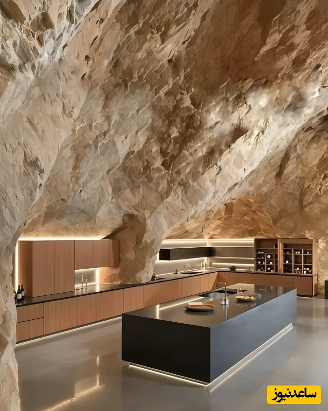 سنت شکنی زوجی که به جای خرید خانه وسط شهر، یک غار متروکه را با معماری مدرن به کاخی لوکس و باشکوه تبدیل کردند!/ از فردا مشاور املاک ها خیمه میزنن تو جنگل ها! +ویدیو