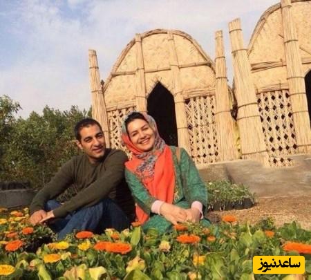  آزیتا رضایی و همسرش