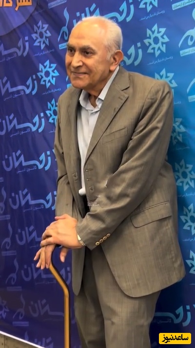 قامت خمیده ناصر ممدوح دوبلور پیشکسوت در مراسم بزرگداشت چنگیز حبیبیان در جوار بزرگان هنر ایران+فیلم
