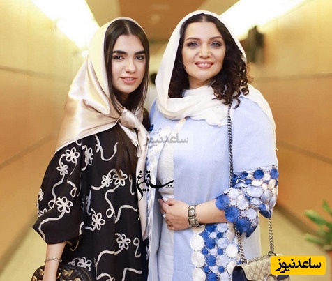 الهام پاوه نژاد و دخترش