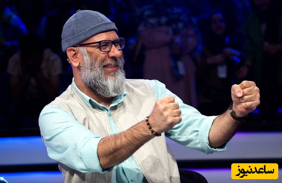 هنرنمایی پرانرژی محمد بحرانی برای شخصیت جناب خان در پشت صحنه برنامه هزار و یک محسن کیایی با گرمای صدای نی انبون