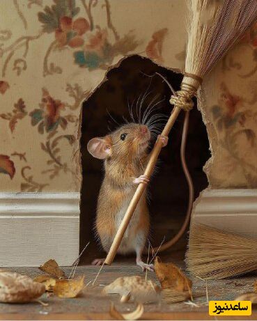 ضرب المثل موش تو سوراخ نمیرفت، جارو به دمش می بست