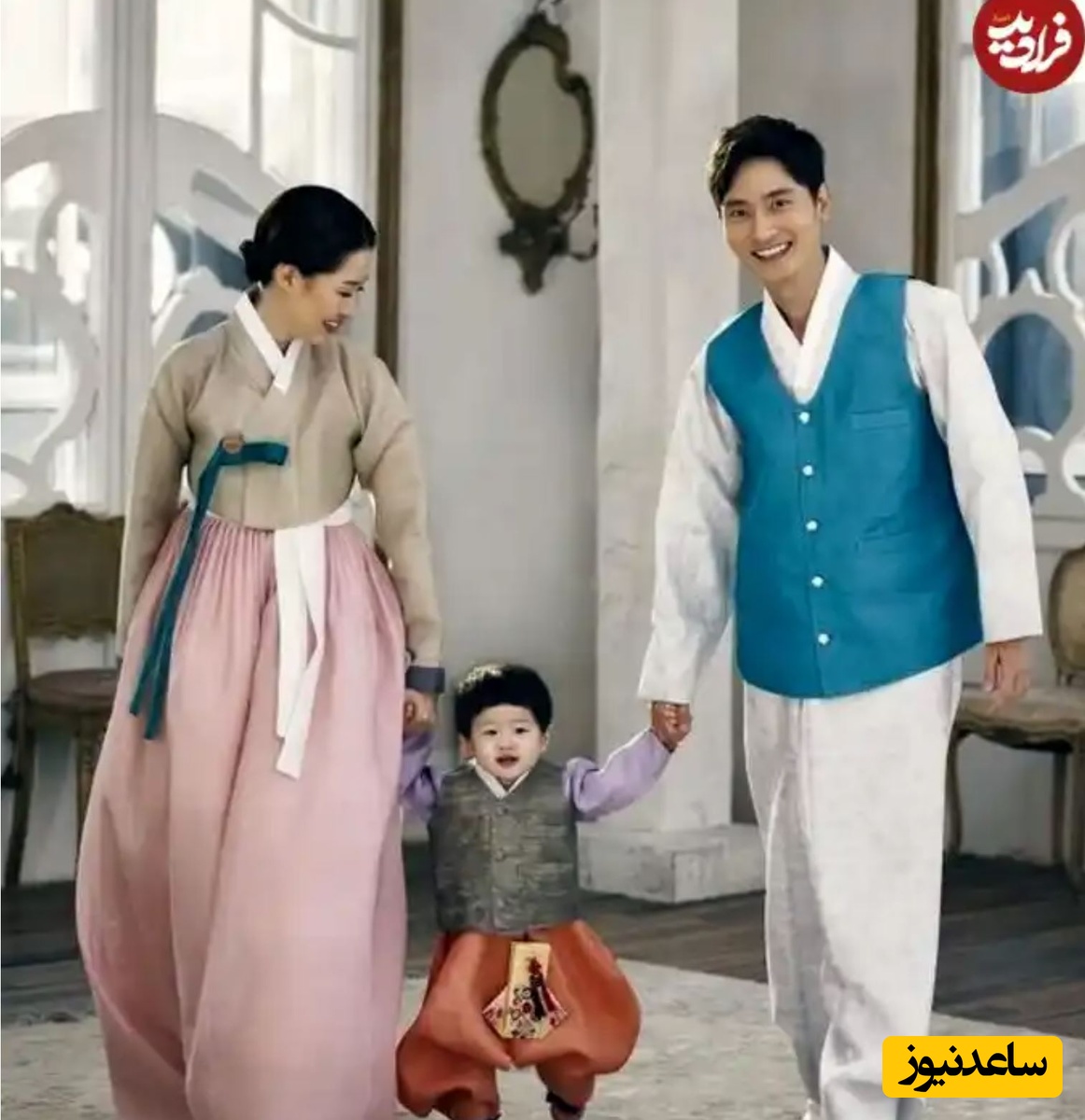  «یونگ‌پو» سریال جومونگ در کنار همسر و دخترش در 50 سالگی