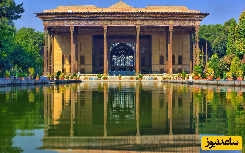 (عکس) باغ‌موزه «چهلستون» اصفهان در پی شدت انفجارها دچار خسارت‌های سنگین شد