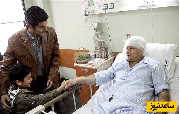 علی دایی در بیمارستان