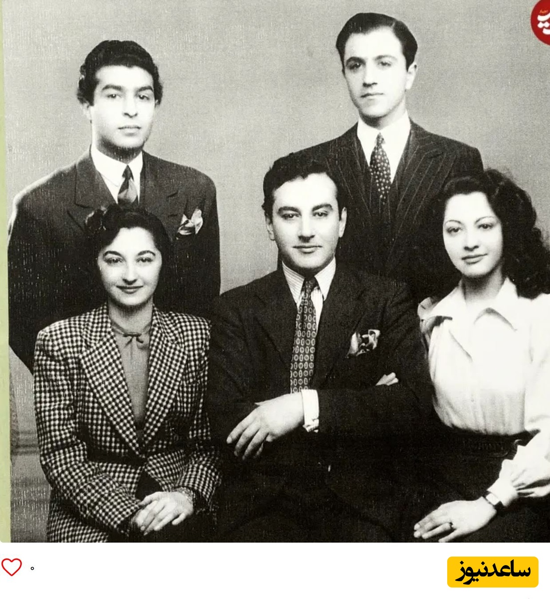 برادرزادههای احمدشاه قاجار در یک قاب