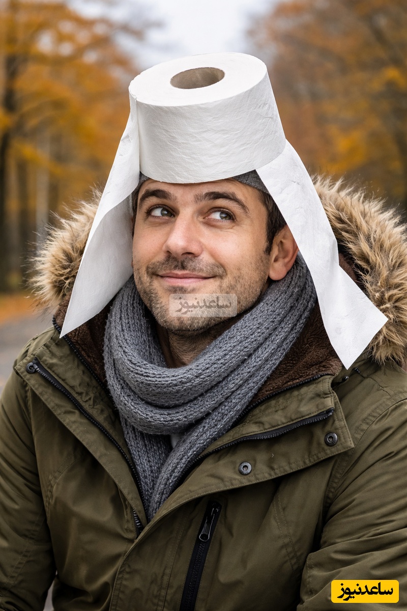 ابتکار هوشمندانه انیشتین زمانه در استفاده راحت از دستمال کاغذی برای پاک کردن بینی هنگام سرماخوردگی+عکس/ من فقط سکوت میکنم😂